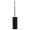Toilet Brush Holder, Free Standing Made From Faux Leather in Wenge Finish